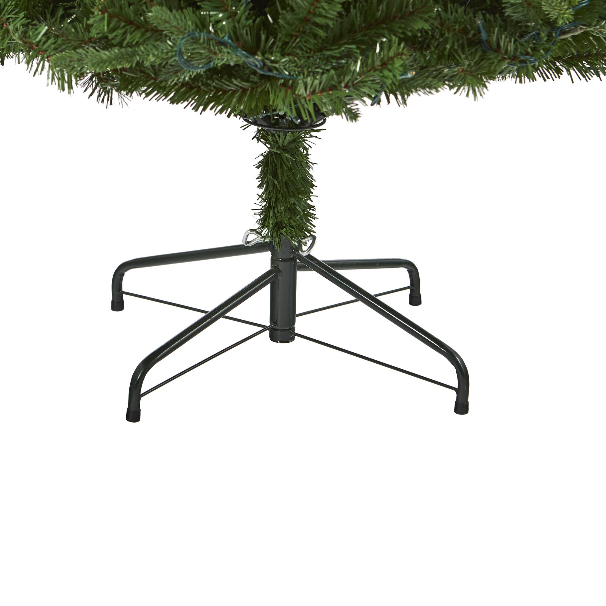 6ft. Pre-Lit Vermont Fir Artificial Christmas Tree with Clear LED Lights